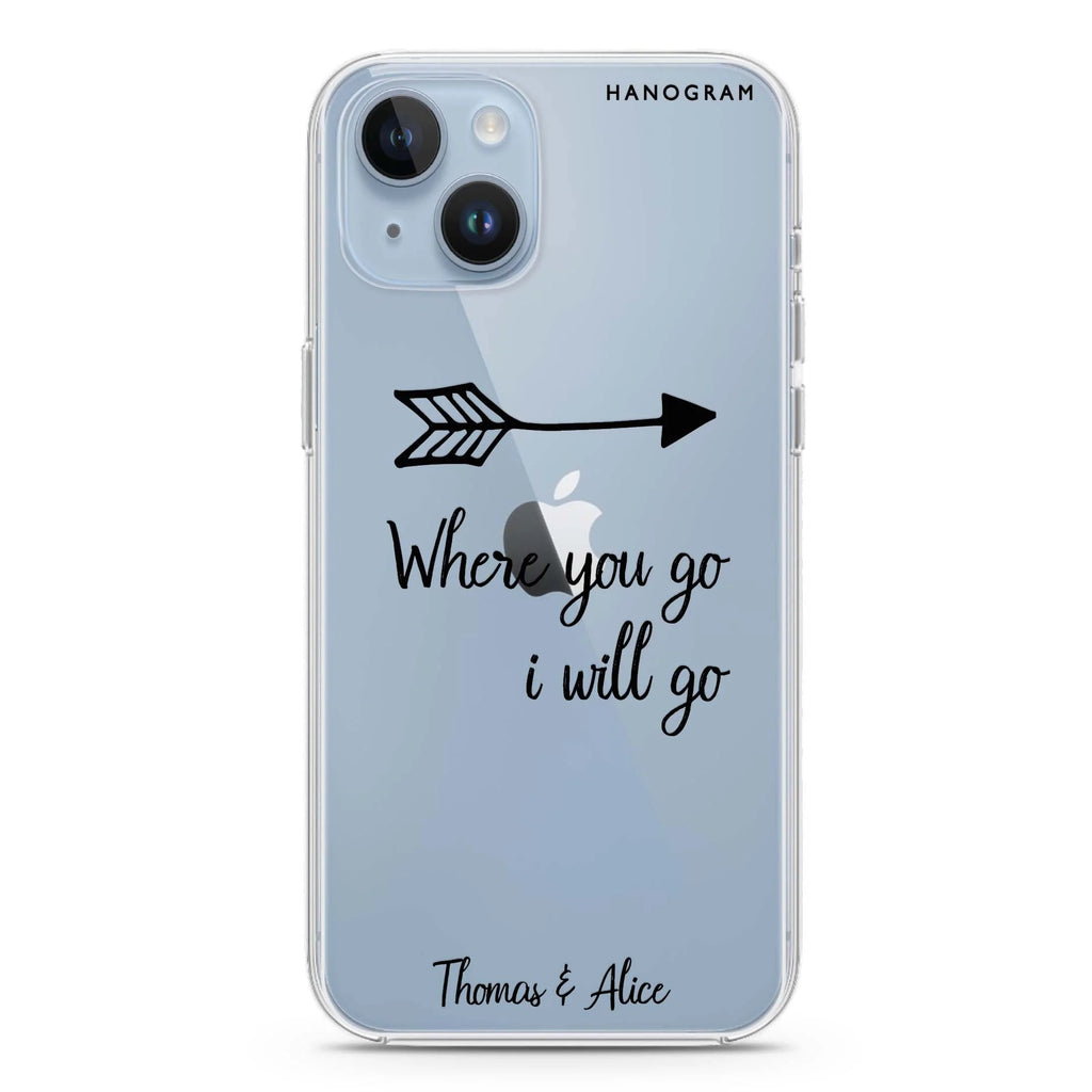Always love together iPhone 14 水晶透明保護殼
