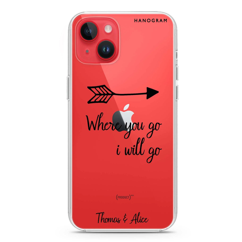 Always love together iPhone 14 plus 水晶透明保護殼