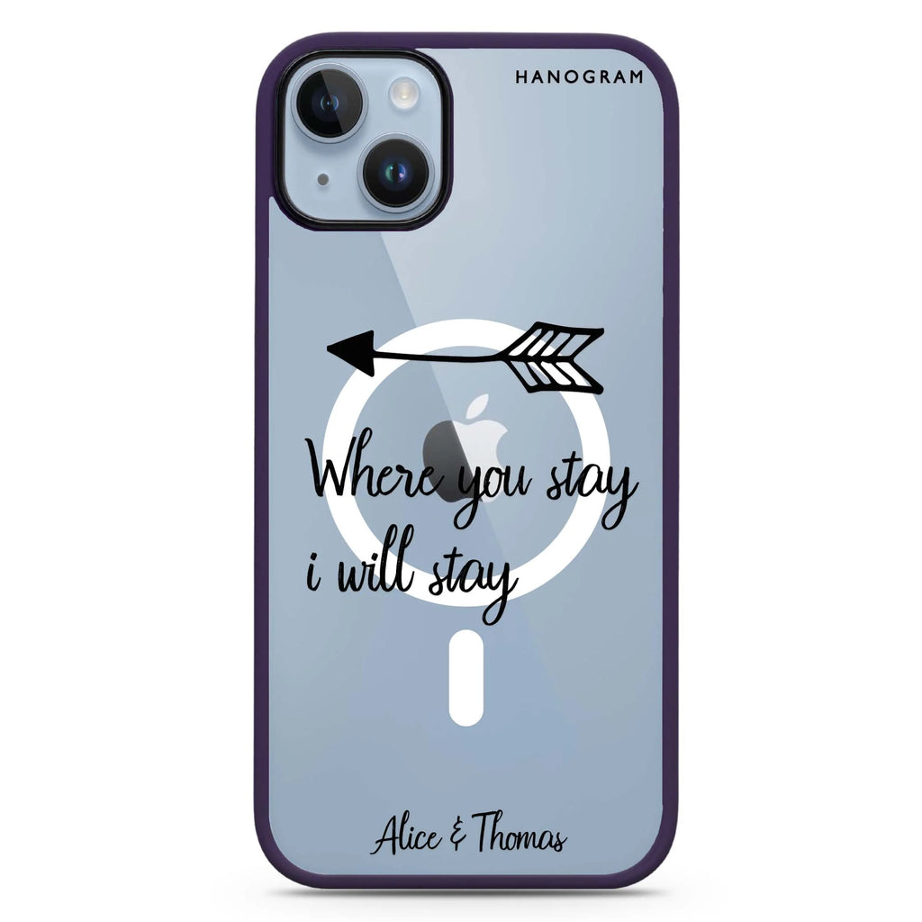 Always love together iPhone 14 Plus Magsafe 兼容防衝擊保護殼