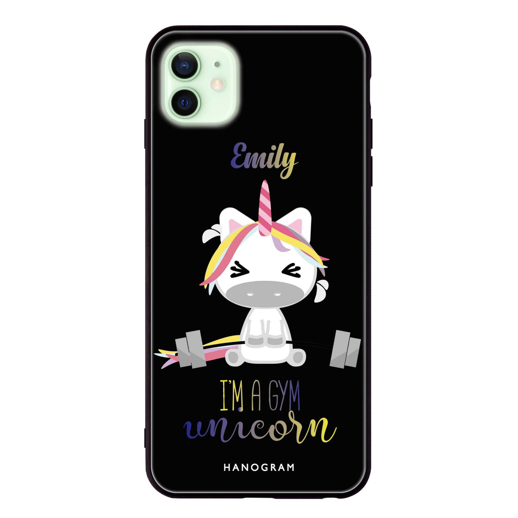 Gymnast Unicorn iPhone 12 mini 超薄強化玻璃殻