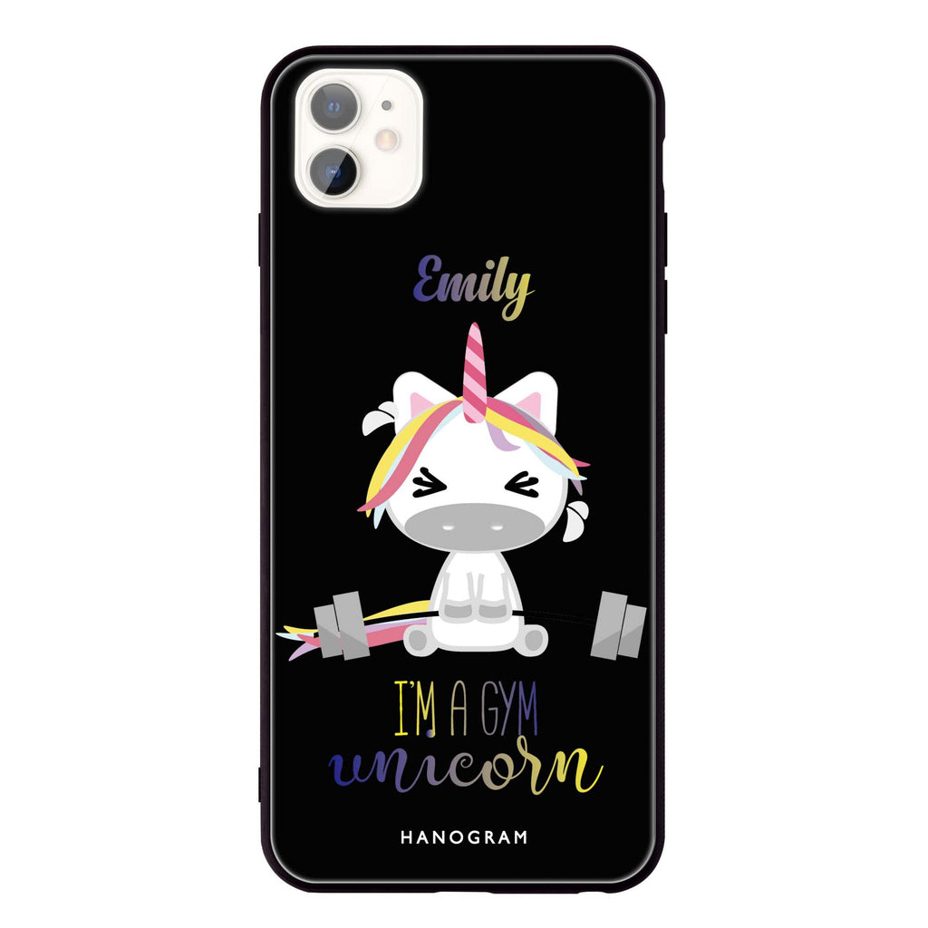Gymnast Unicorn iPhone 11 超薄強化玻璃殻