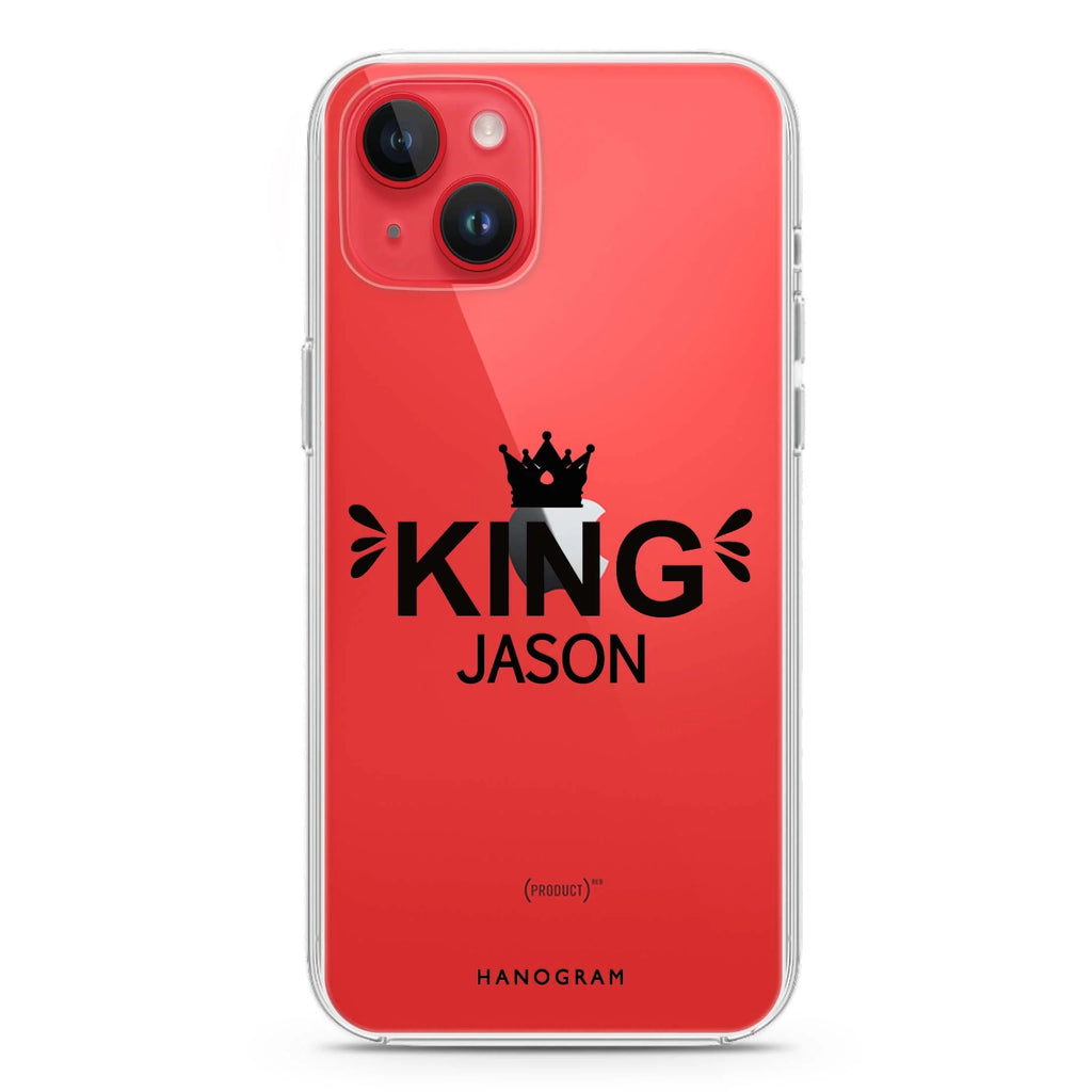 I am the king iPhone 14 plus 水晶透明保護殼