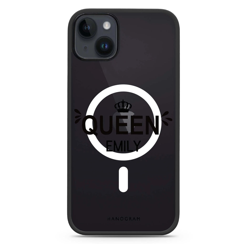 I am the queen iPhone 14 Plus Magsafe 兼容防衝擊保護殼