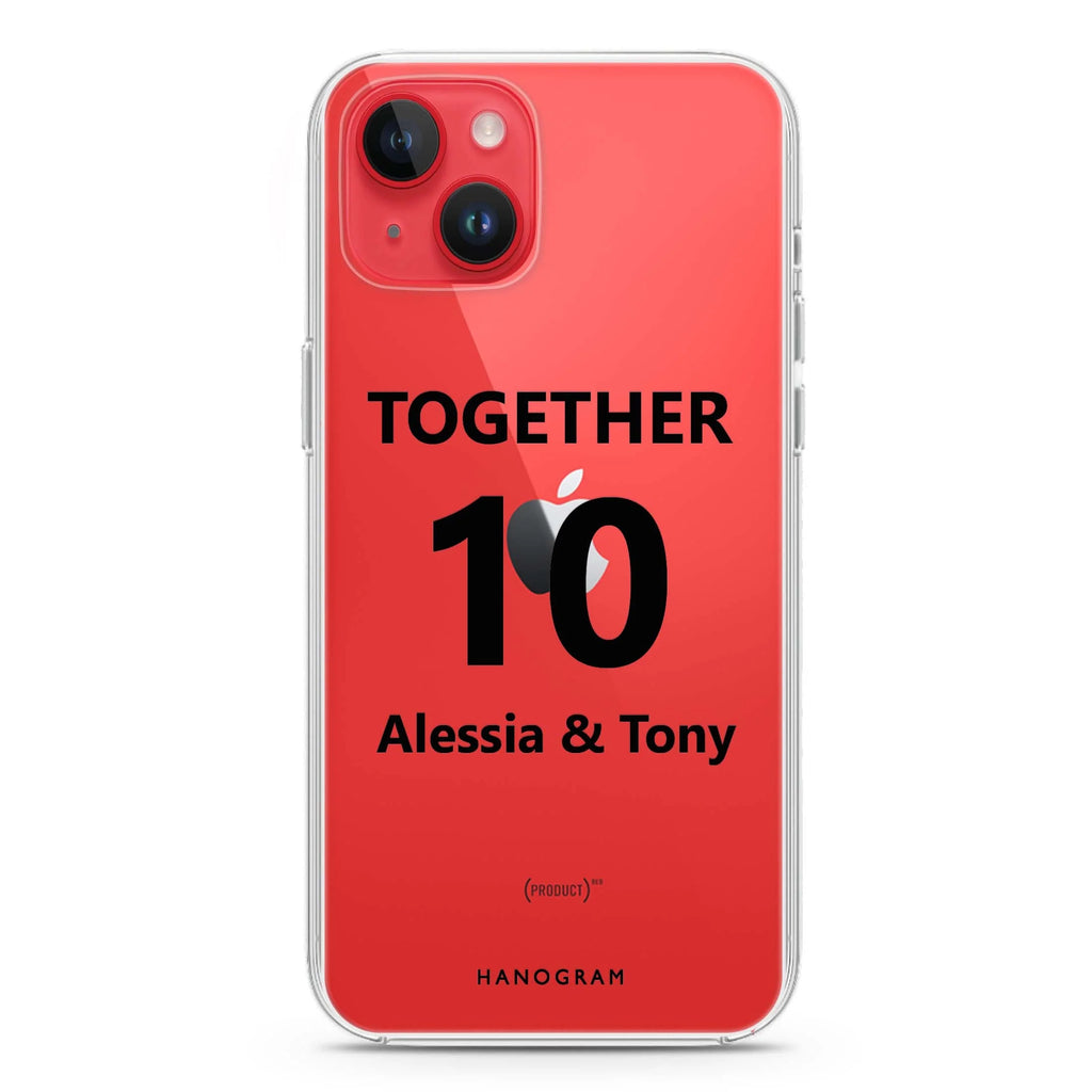 Love story iPhone 14 水晶透明保護殼