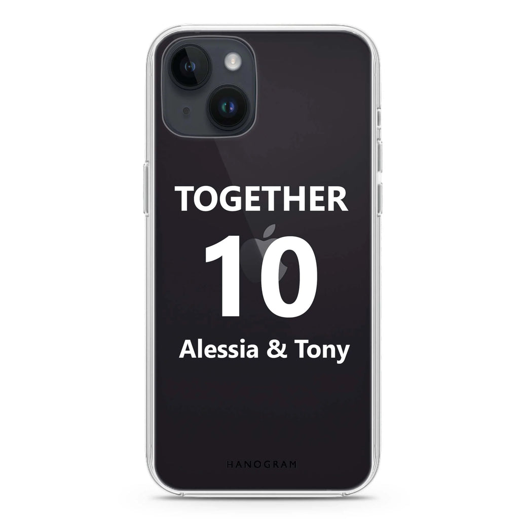 Love story iPhone 14 plus 水晶透明保護殼