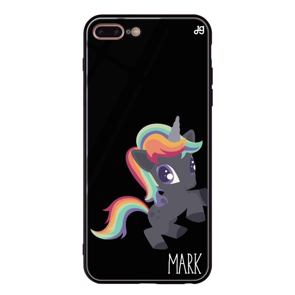 Lovely Unicorn I iPhone 7 Plus 超薄強化玻璃殻