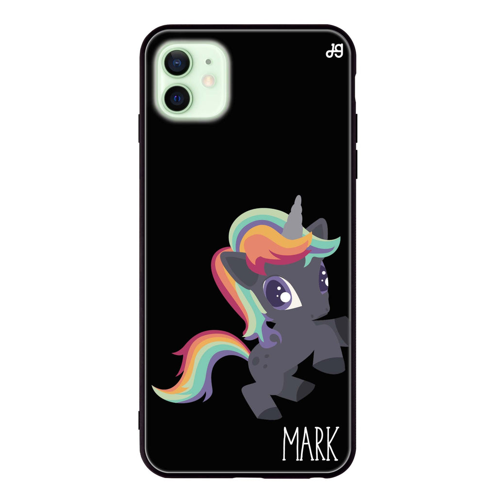 Lovely Unicorn I iPhone 12 mini 超薄強化玻璃殻