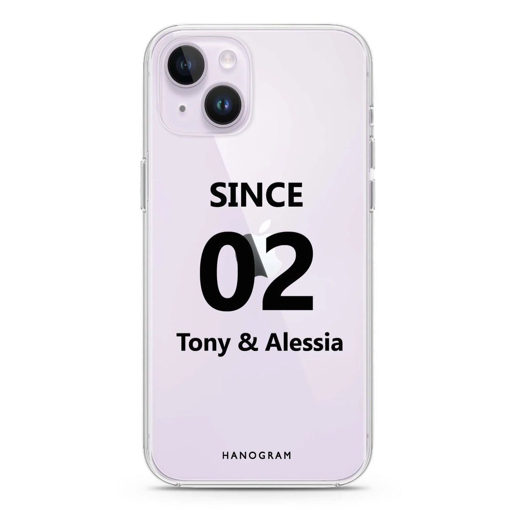 Love story iPhone 14 水晶透明保護殼