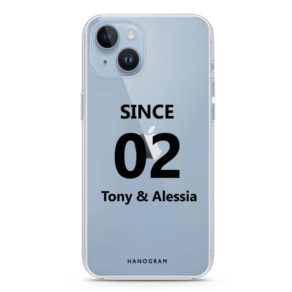 Love story iPhone 14 plus 水晶透明保護殼