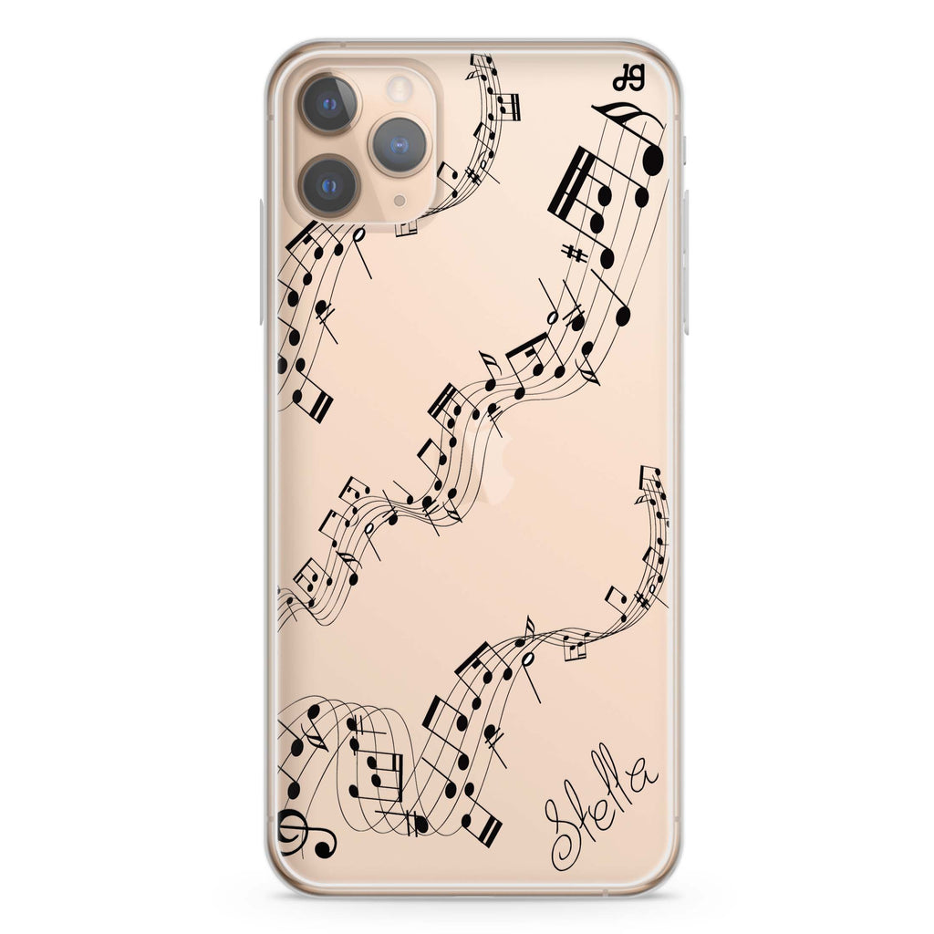 Music iPhone 11 Pro Max 水晶透明保護殼