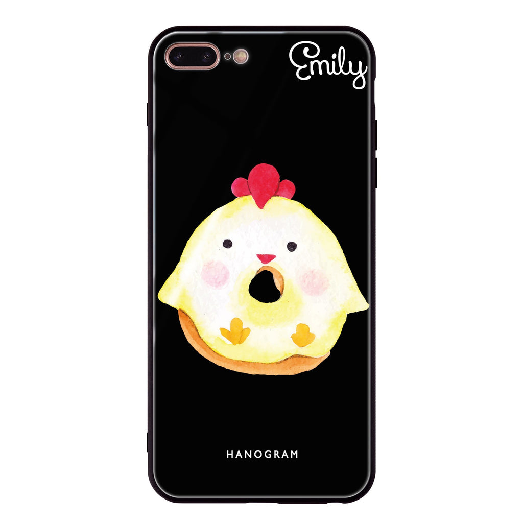 Sweet donut chick iPhone 7 Plus 超薄強化玻璃殻