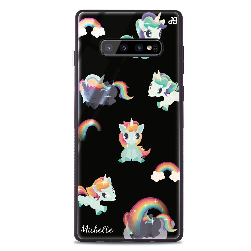 Unicorn & Rainbow Samsung 超薄強化玻璃殻
