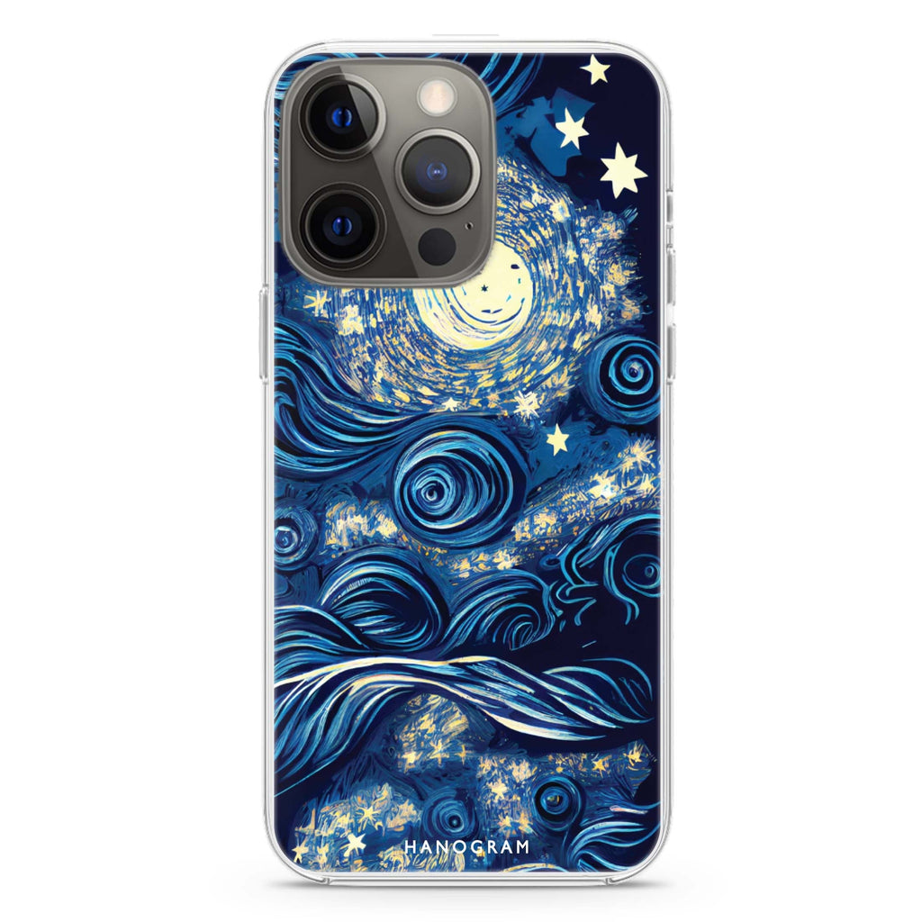 My Dream Night iPhone 14 Magsafe 兼容水晶透明保護殼