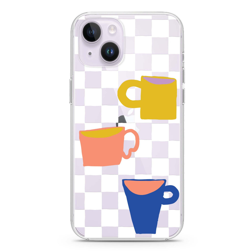 3 Cups iPhone 14 水晶透明保護殼