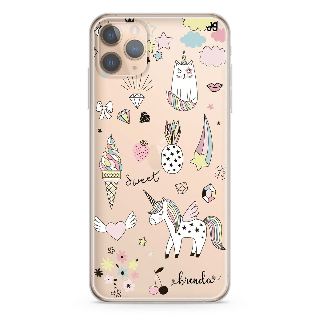 My lovely Cartoon iPhone 11 Pro 水晶透明保護殼