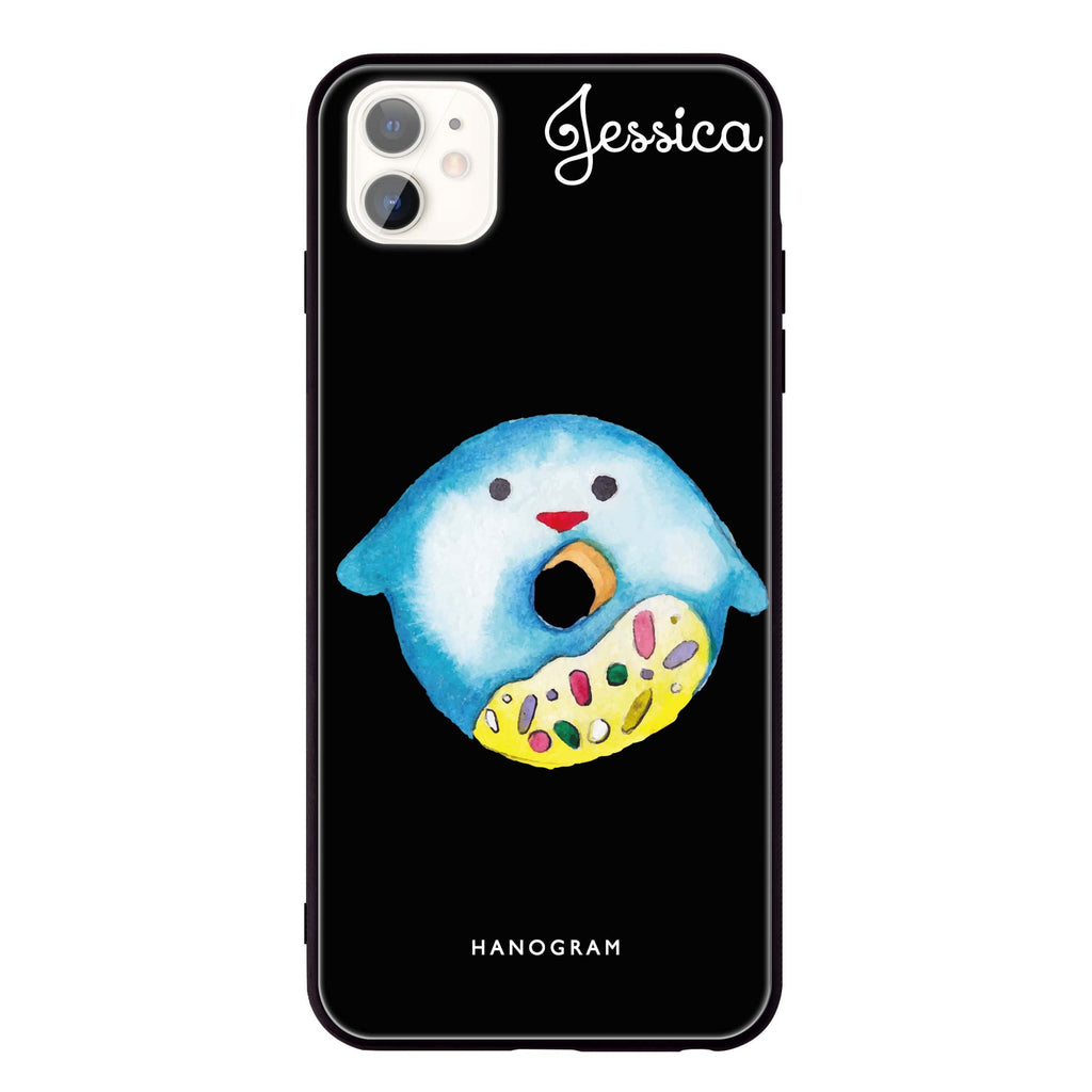 Sweet donut penguin iPhone 11 超薄強化玻璃殻