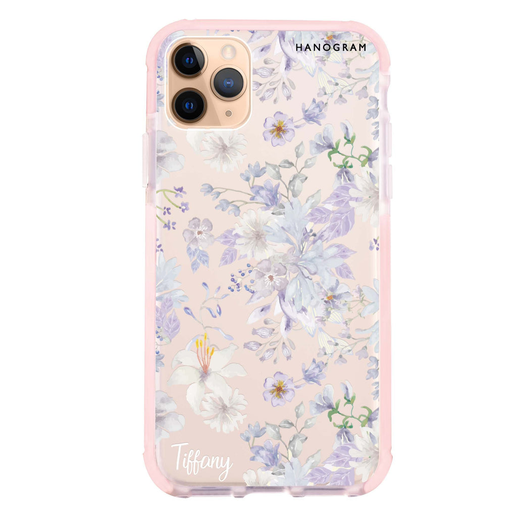 Serene Flowers Pattern iPhone 11 Pro 吸震防摔保護殼