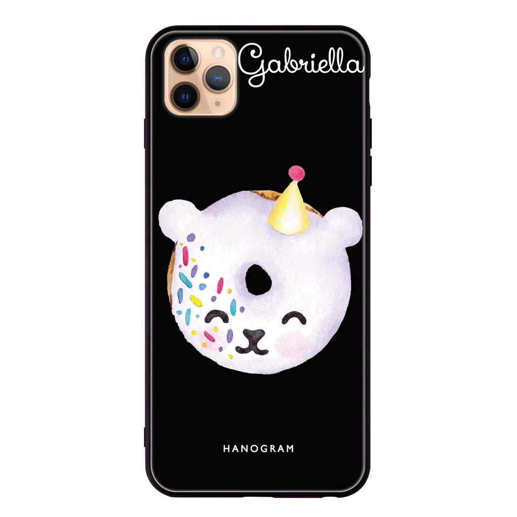 Sweet donut bear iPhone 11 Pro Max 超薄強化玻璃殻