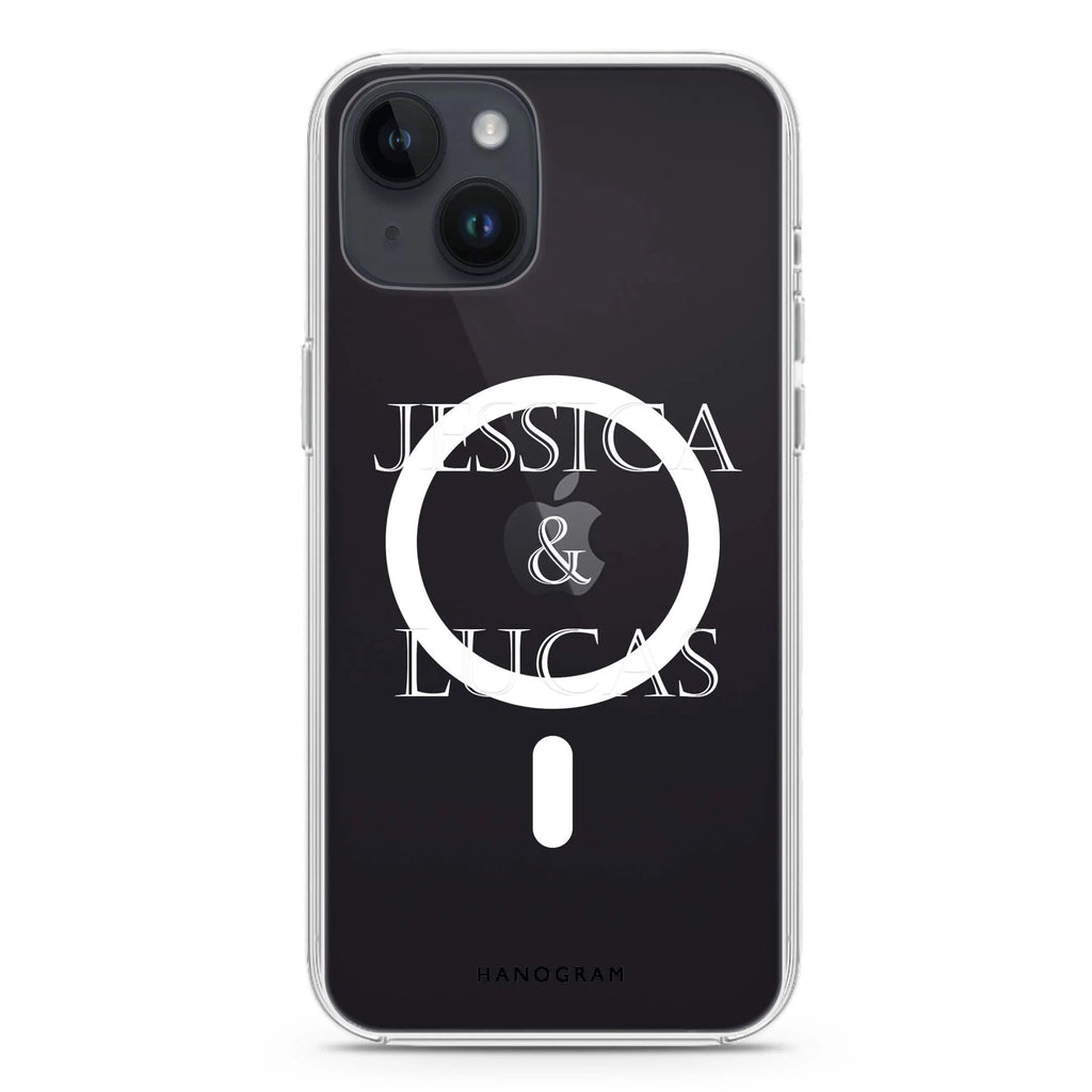 Gorgeous love iPhone 14 Magsafe 兼容水晶透明保護殼