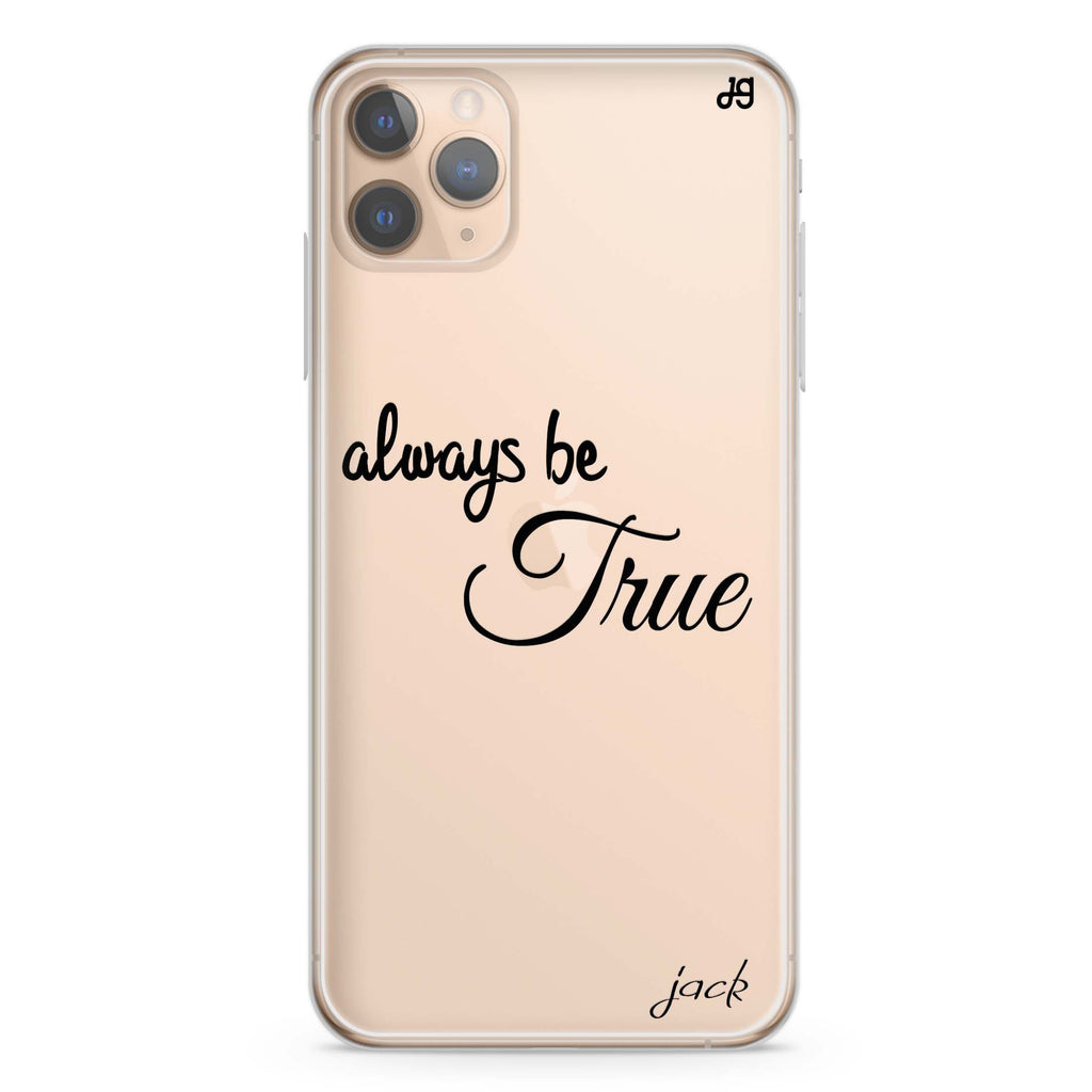 Always be true love with passion II iPhone 11 Pro Max 水晶透明保護殼