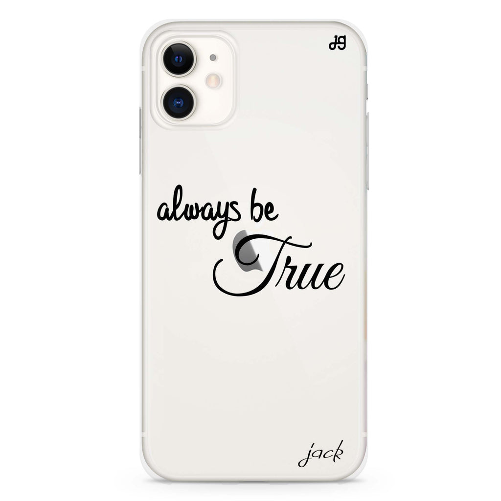 Always be true love with passion I iPhone 11 水晶透明保護殼