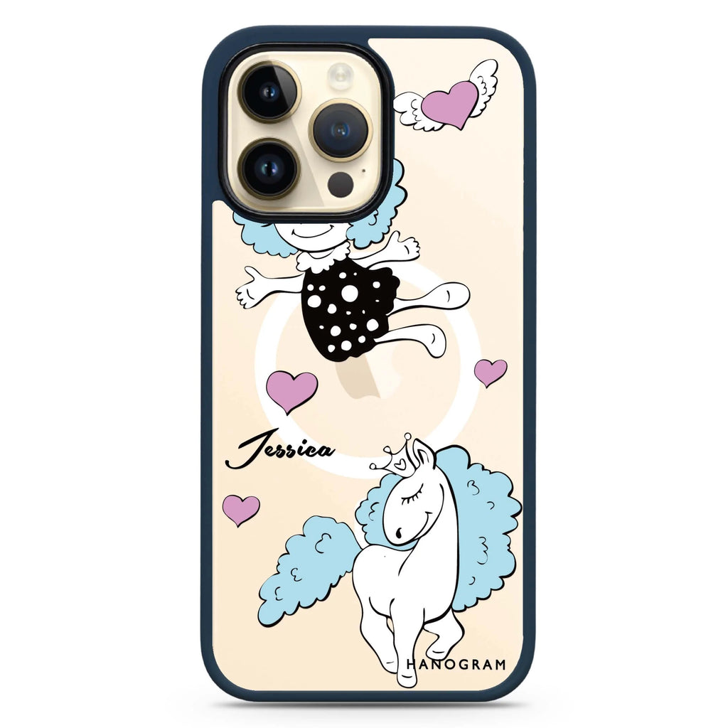 Queen & Unicorn Magsafe 兼容防衝擊保護殼