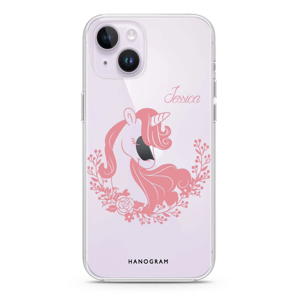 Silhouette Unicorn iPhone 14 水晶透明保護殼