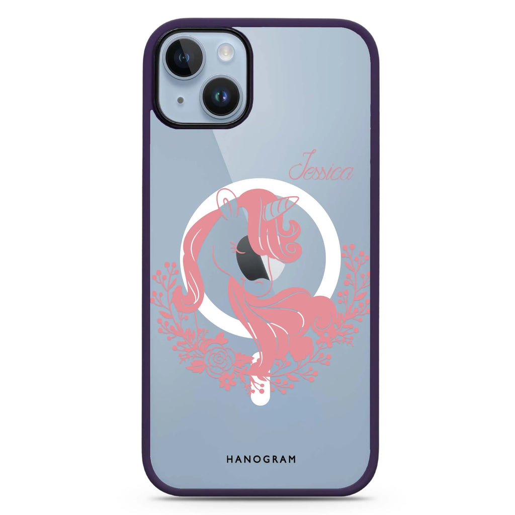 Silhouette Unicorn iPhone 14 Plus Magsafe 兼容防衝擊保護殼