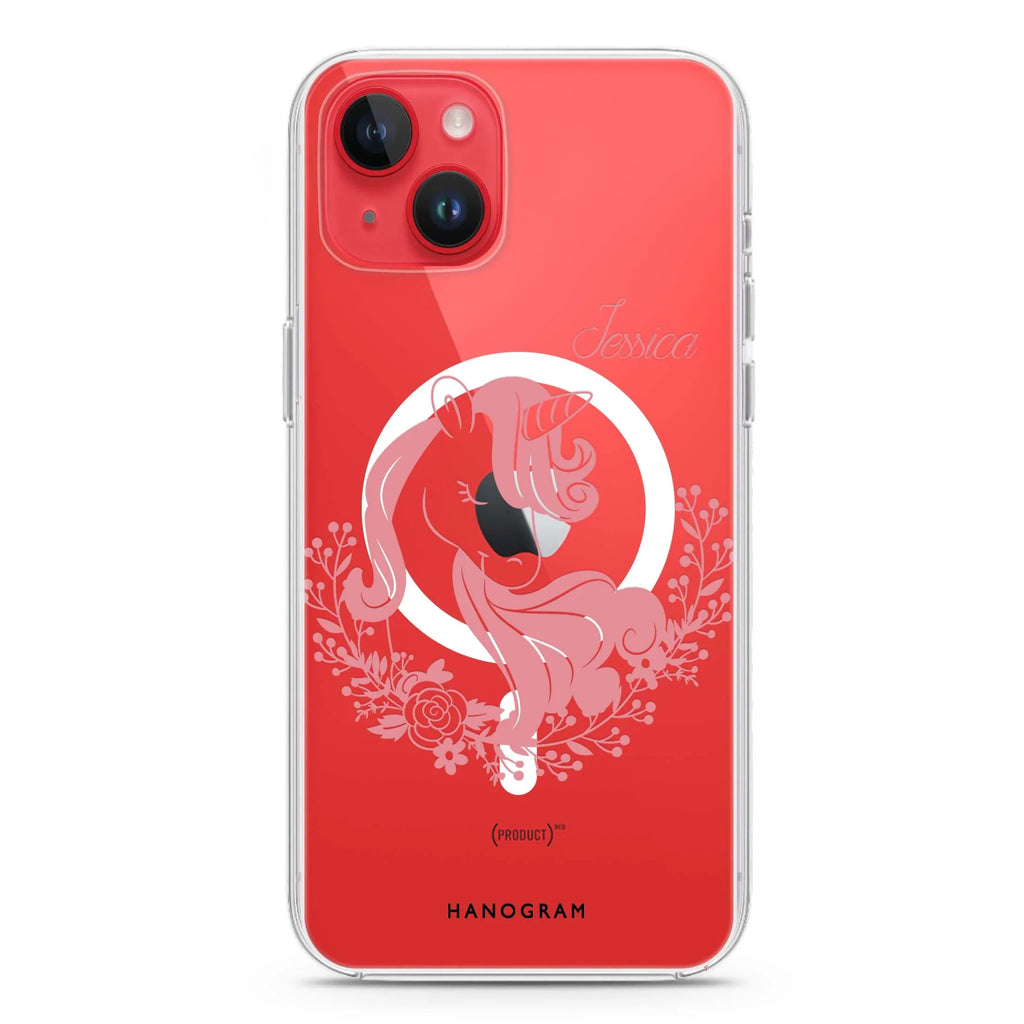 Silhouette Unicorn iPhone 14 Magsafe 兼容水晶透明保護殼