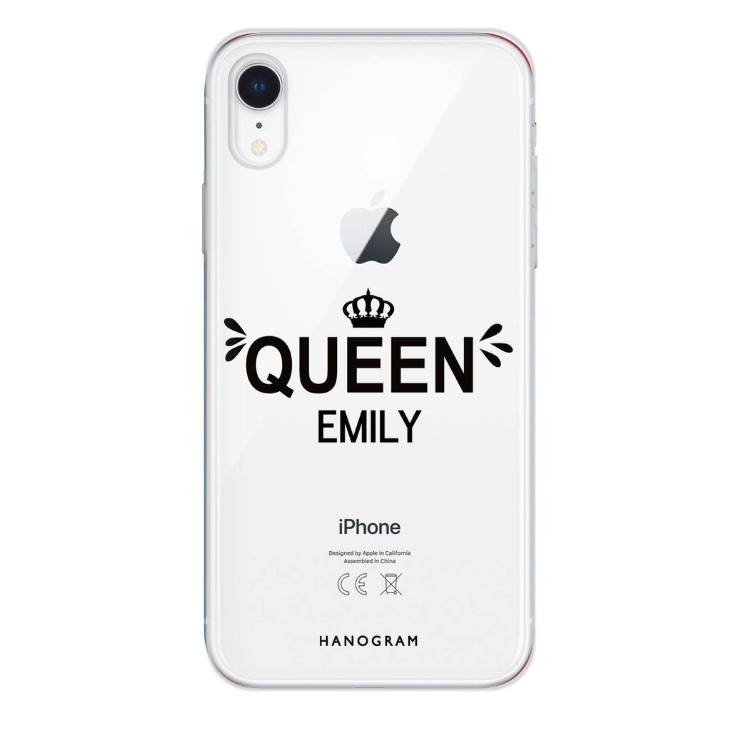 I am the queen iPhone XR 水晶透明保護殼