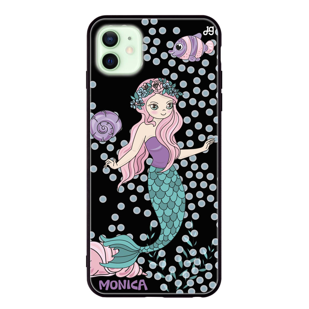 Mermaids iPhone 12 mini 超薄強化玻璃殻