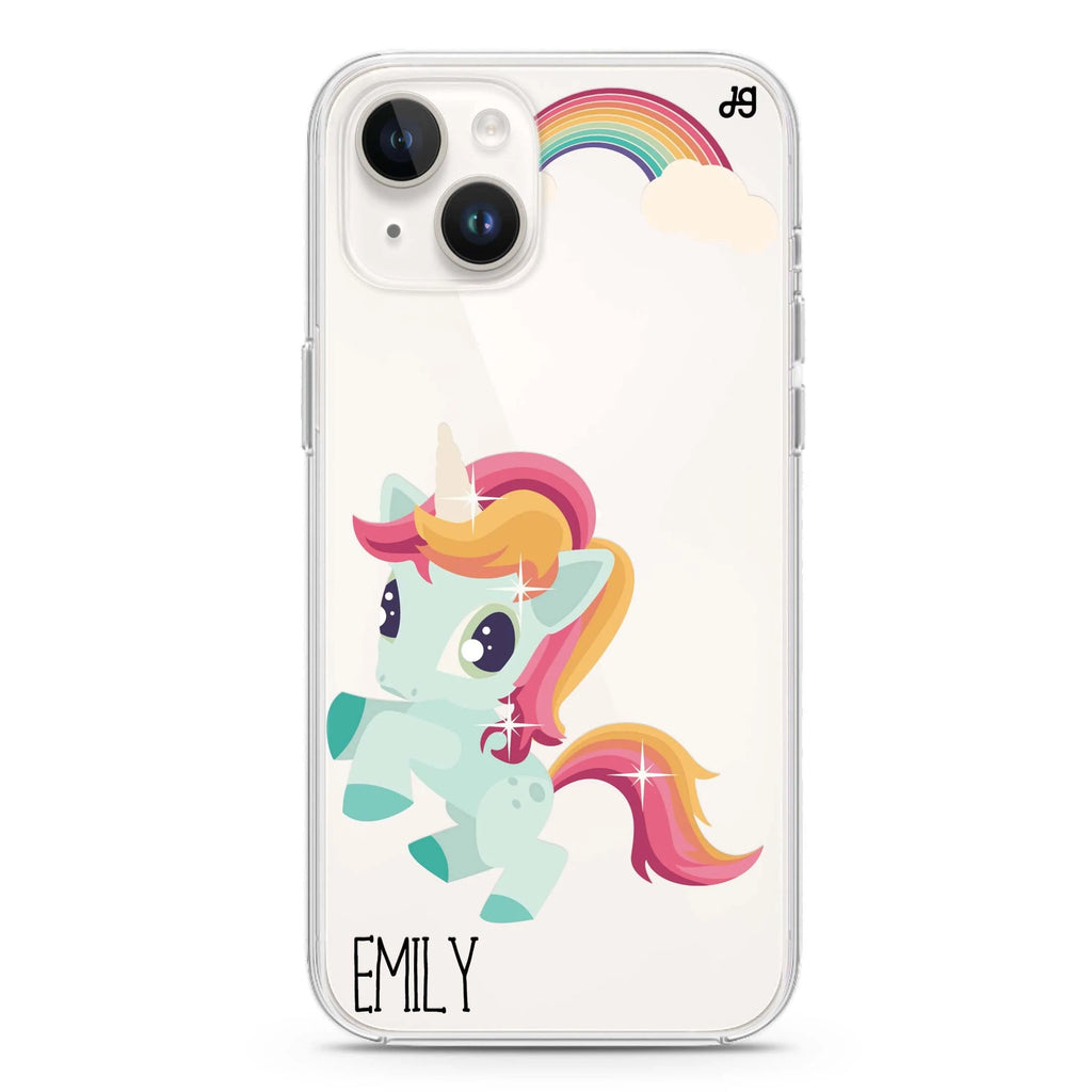 Lovely Unicorn II iPhone 14 plus 水晶透明保護殼
