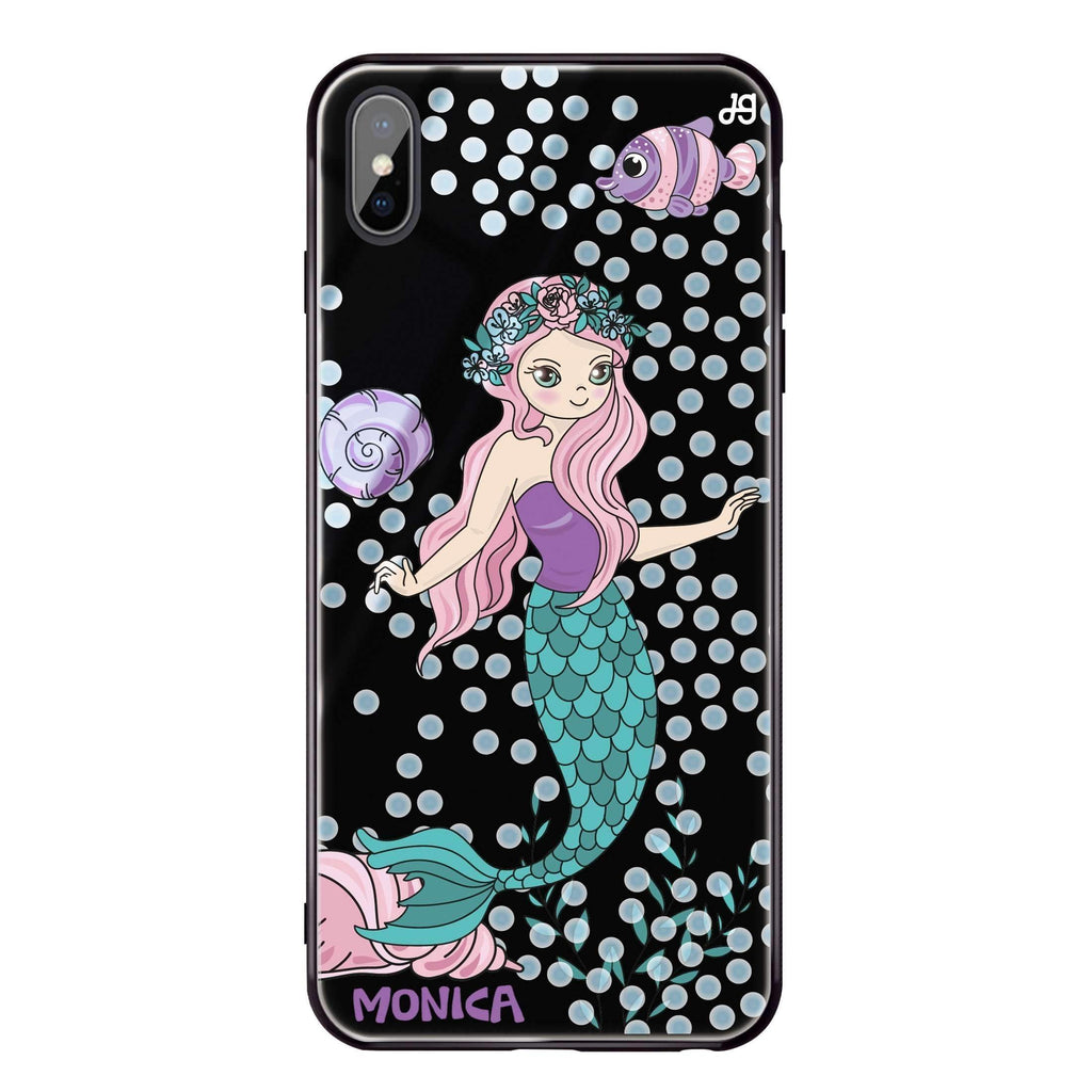 Mermaids iPhone X 超薄強化玻璃殻