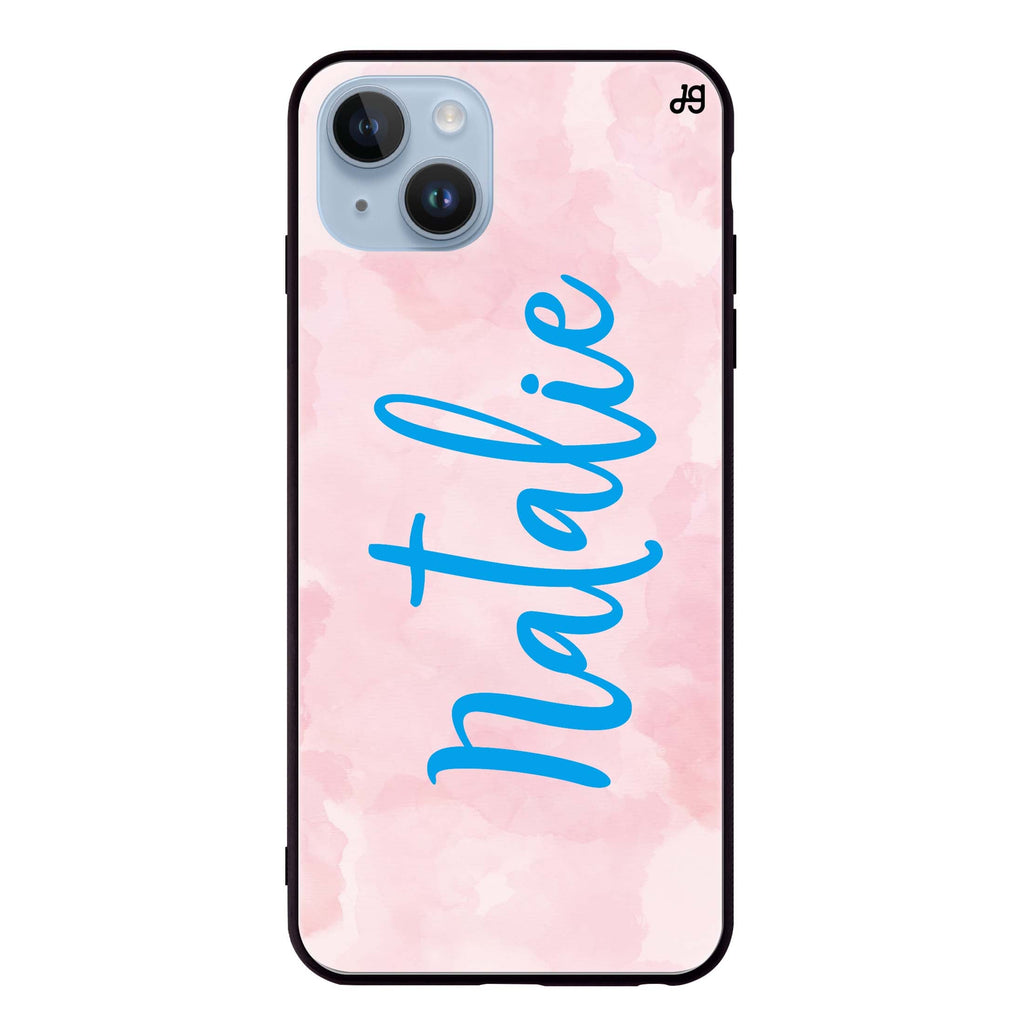Pink Aqua iPhone 13 超薄強化玻璃殻