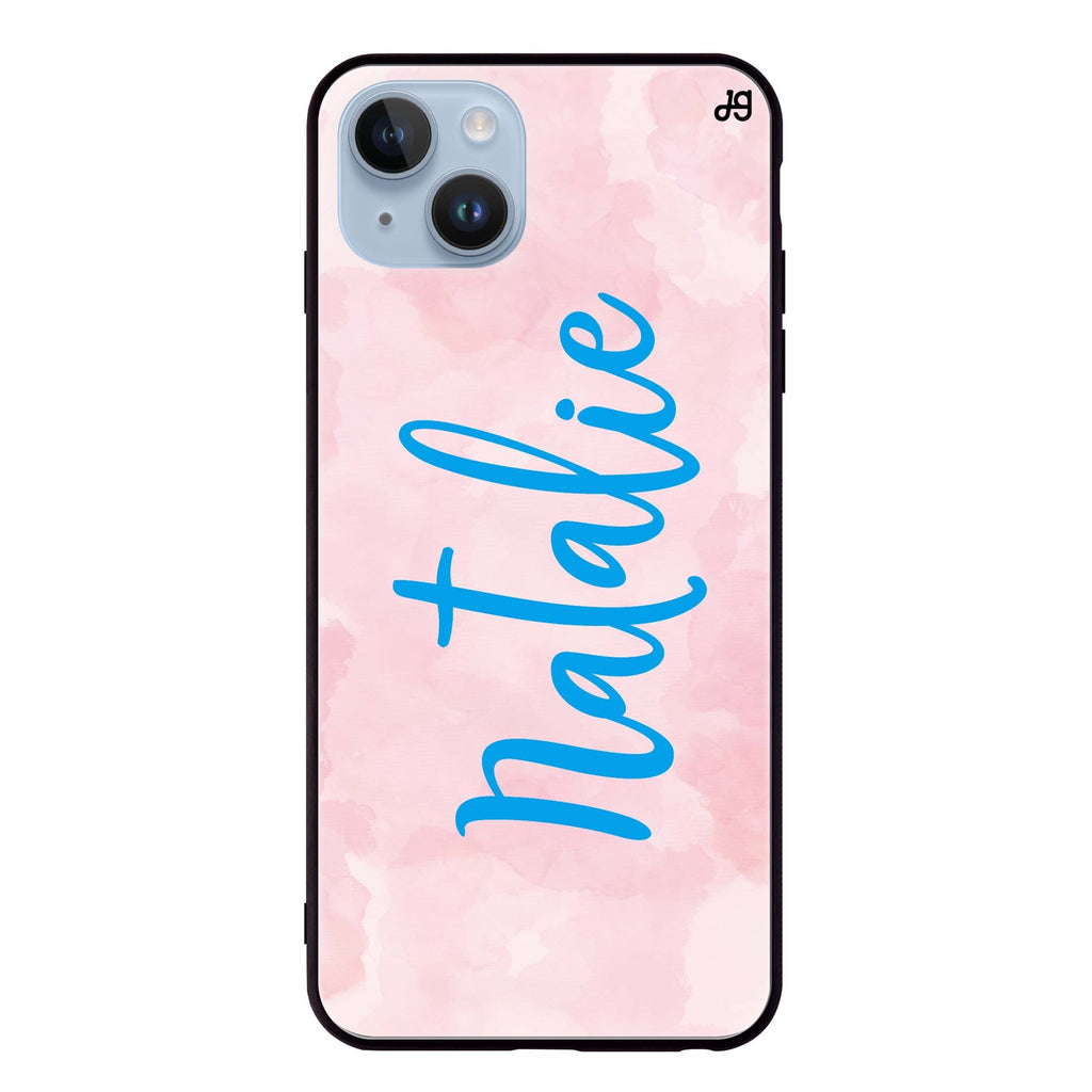 Pink Aqua iPhone 13 Mini 超薄強化玻璃殻
