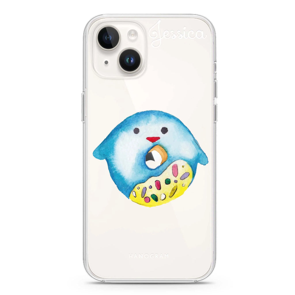 Sweet donut penguin iPhone 14 水晶透明保護殼