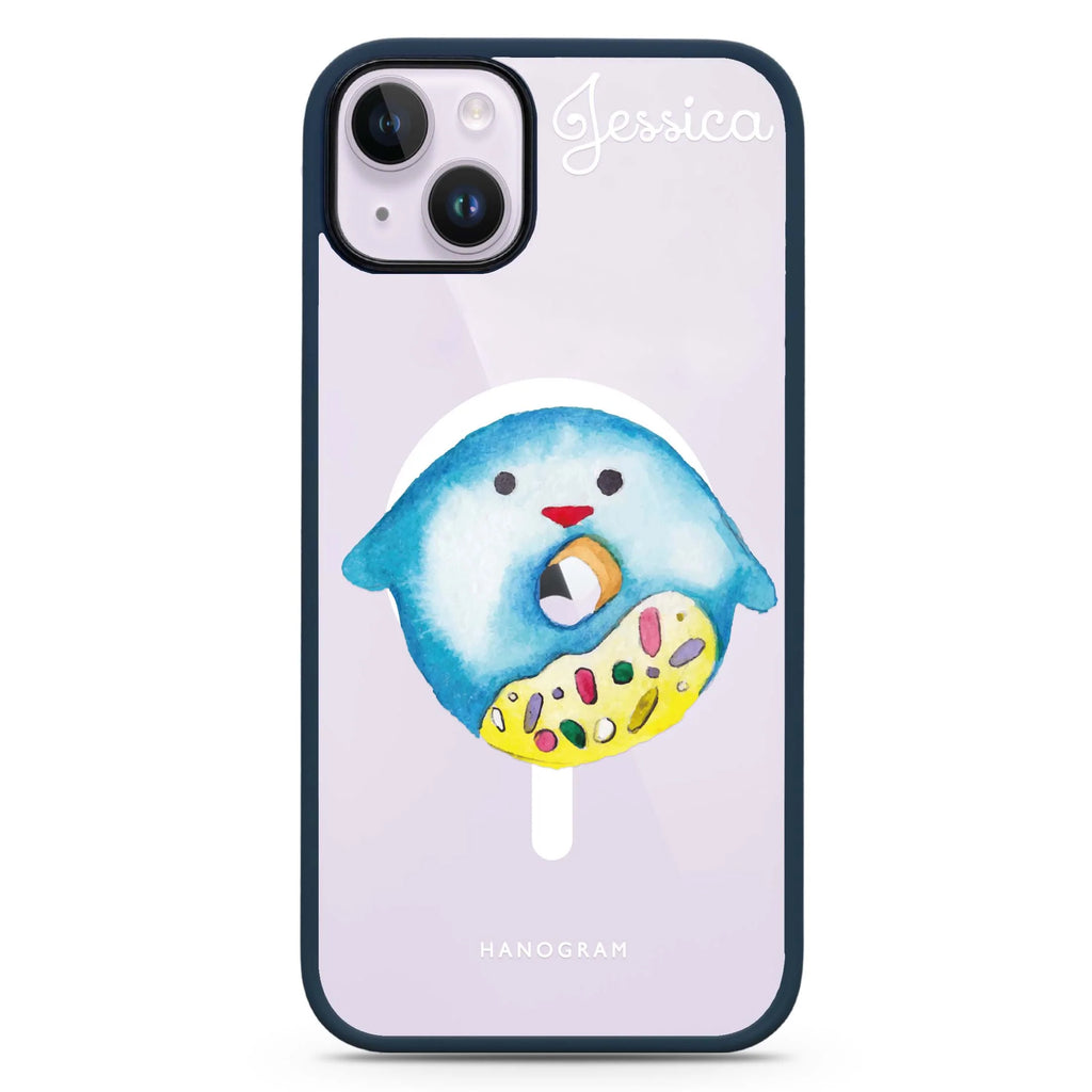 Sweet donut penguin iPhone 14 Plus Magsafe 兼容防衝擊保護殼