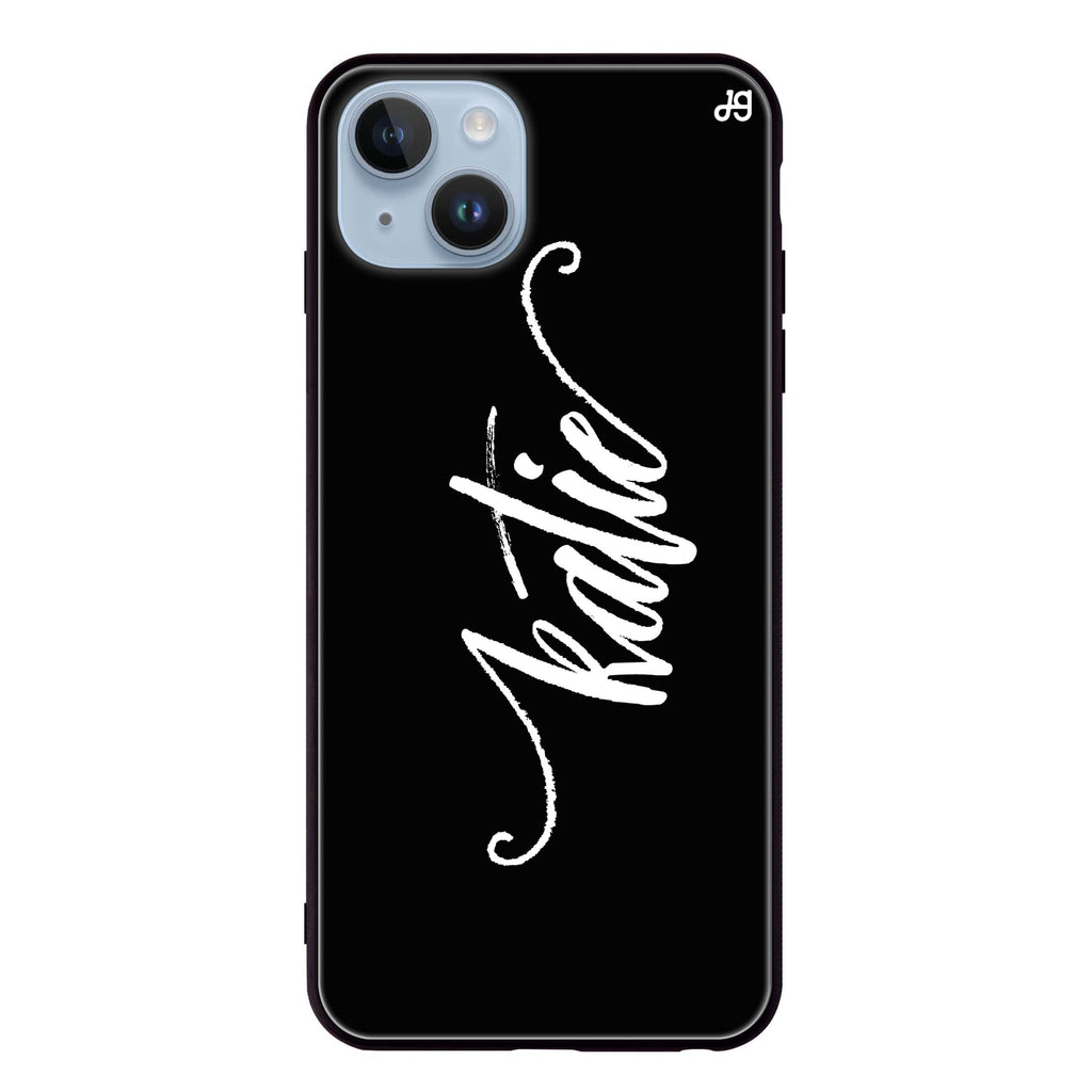 Vintage Writing iPhone 14 超薄強化玻璃殻