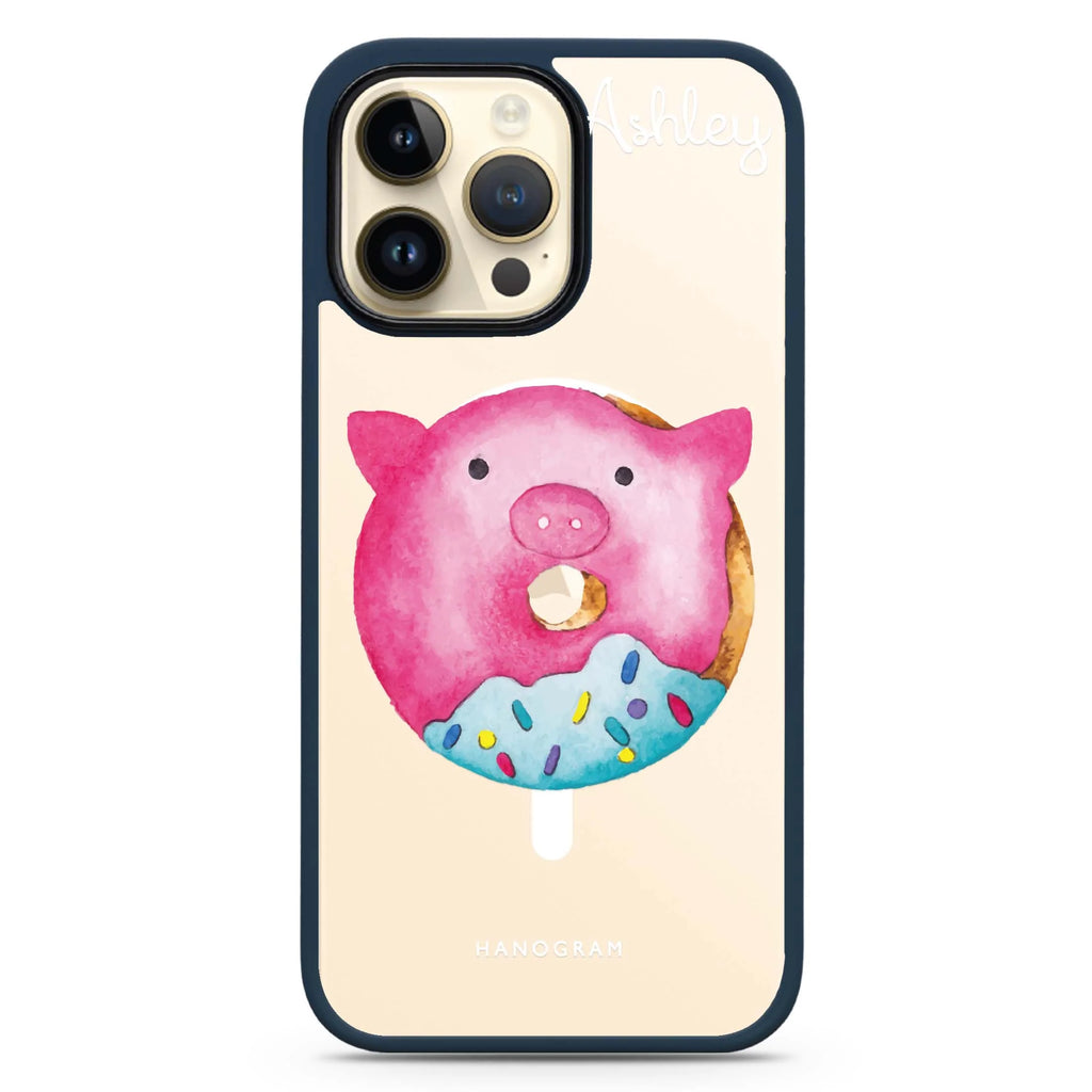 Sweet donut piggy Magsafe 兼容防衝擊保護殼