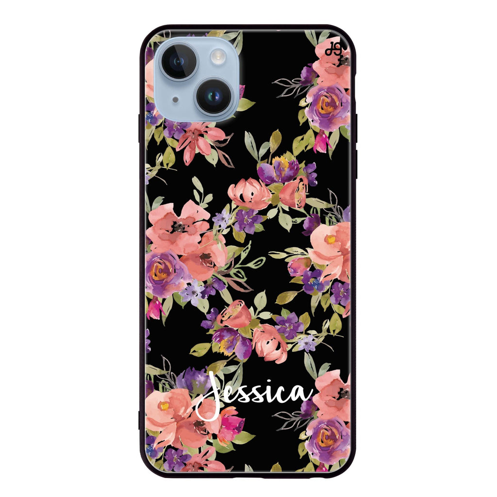 Floral Impression iPhone 13 Mini 超薄強化玻璃殻