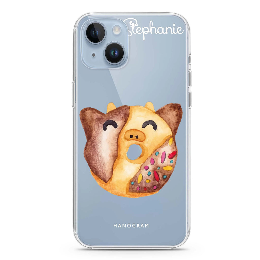 Sweet donut calf iPhone 14 plus 水晶透明保護殼