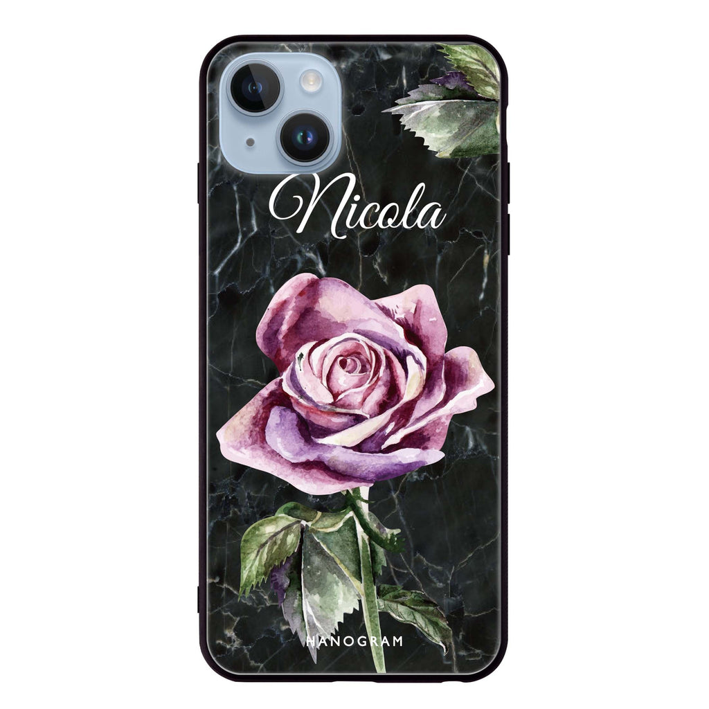 Black Marble Rose 超薄強化玻璃殻