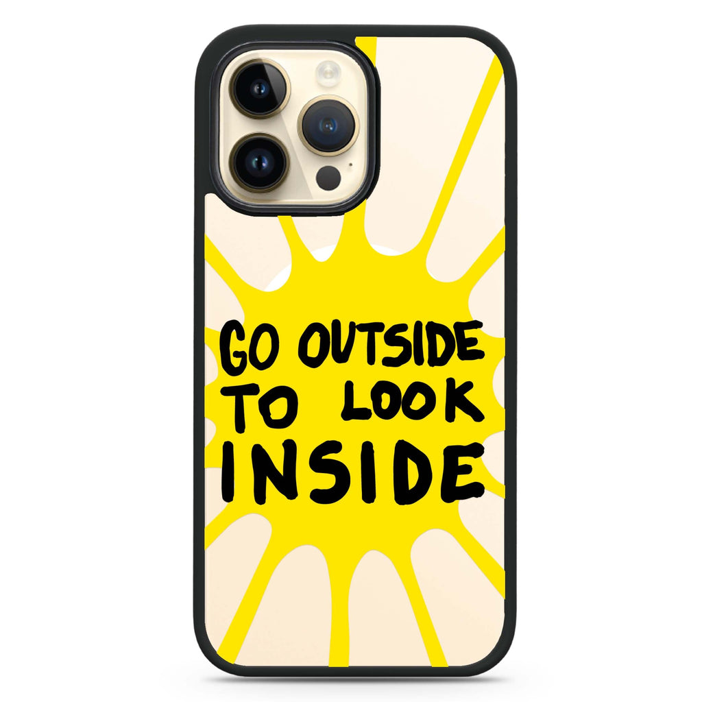 Go Outside to Look INSIDE shine Magsafe 兼容防衝擊保護殼