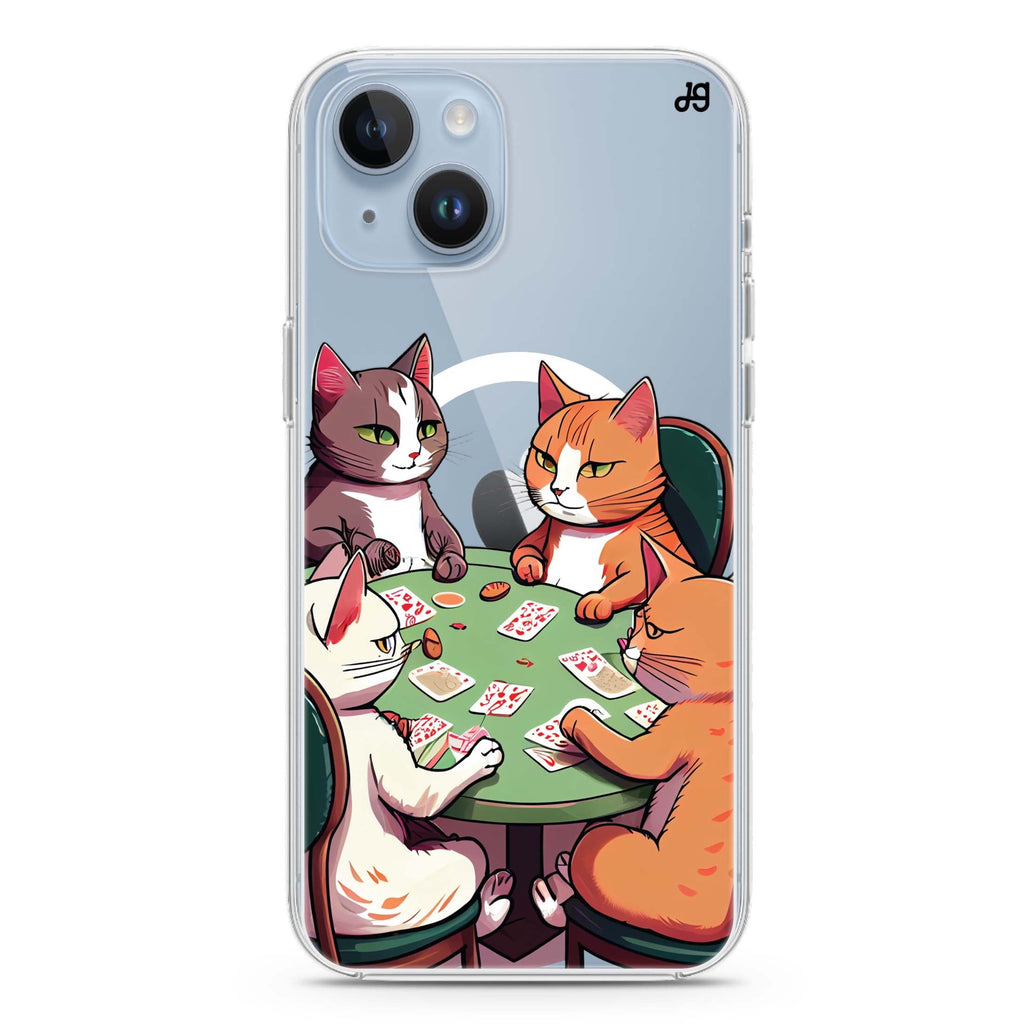 Cats & Game iPhone 14 Magsafe 兼容水晶透明保護殼
