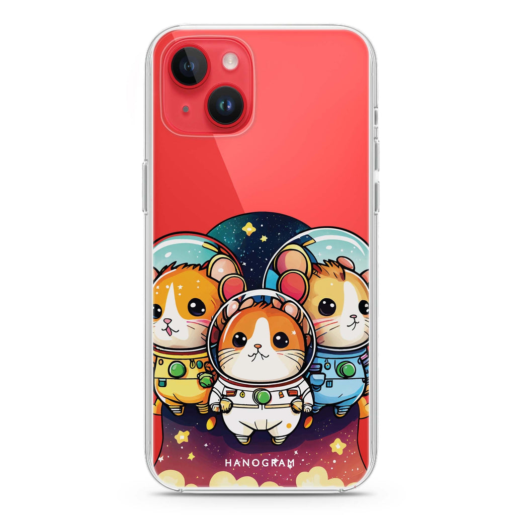 Space squirrels iPhone 14 plus 水晶透明保護殼