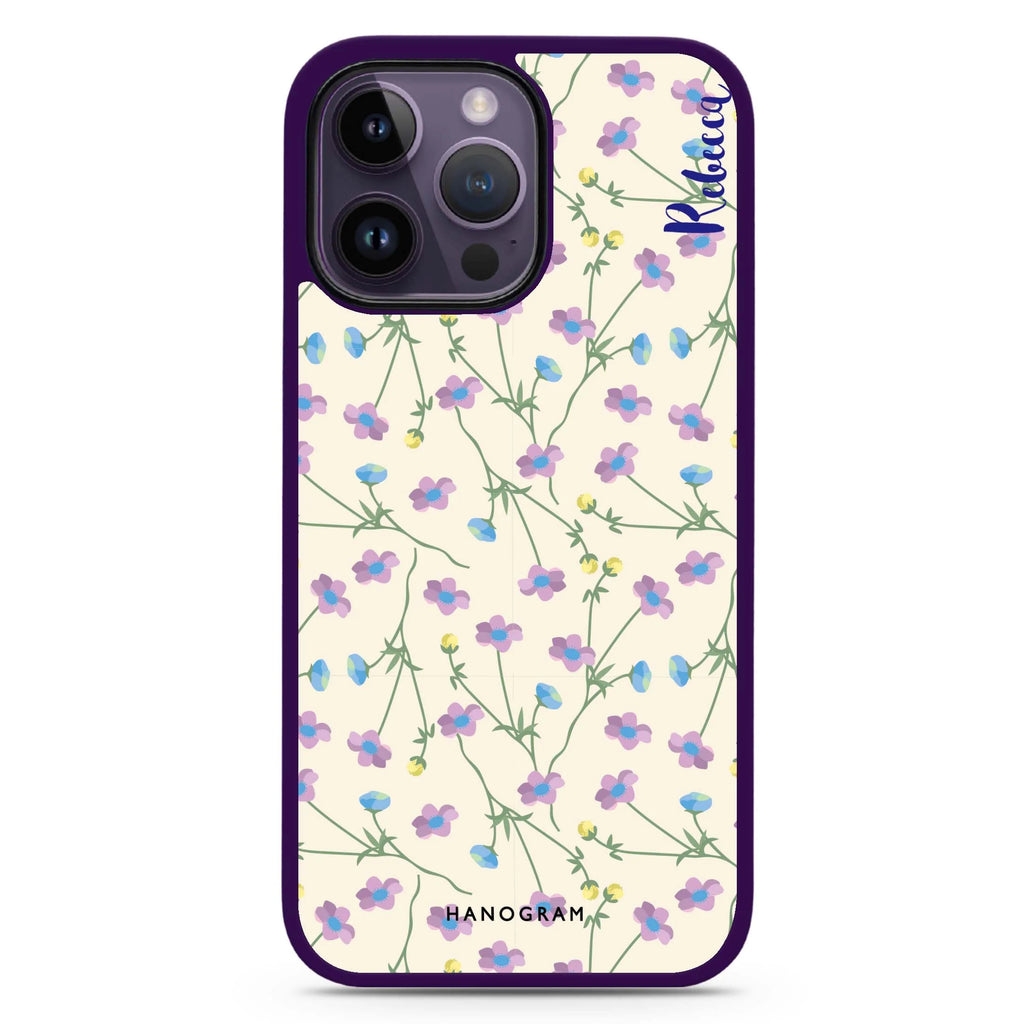 Girly floral Magsafe 兼容防衝擊保護殼