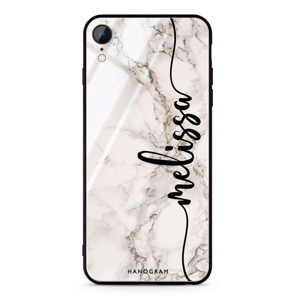 Marble Edition V iPhone XR 超薄強化玻璃殻