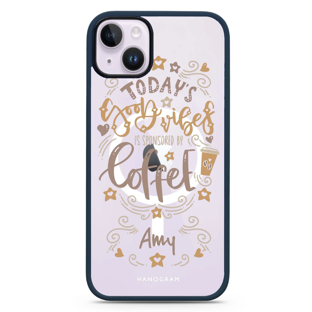 Good vibes coffee iPhone 14 Plus Magsafe 兼容防衝擊保護殼