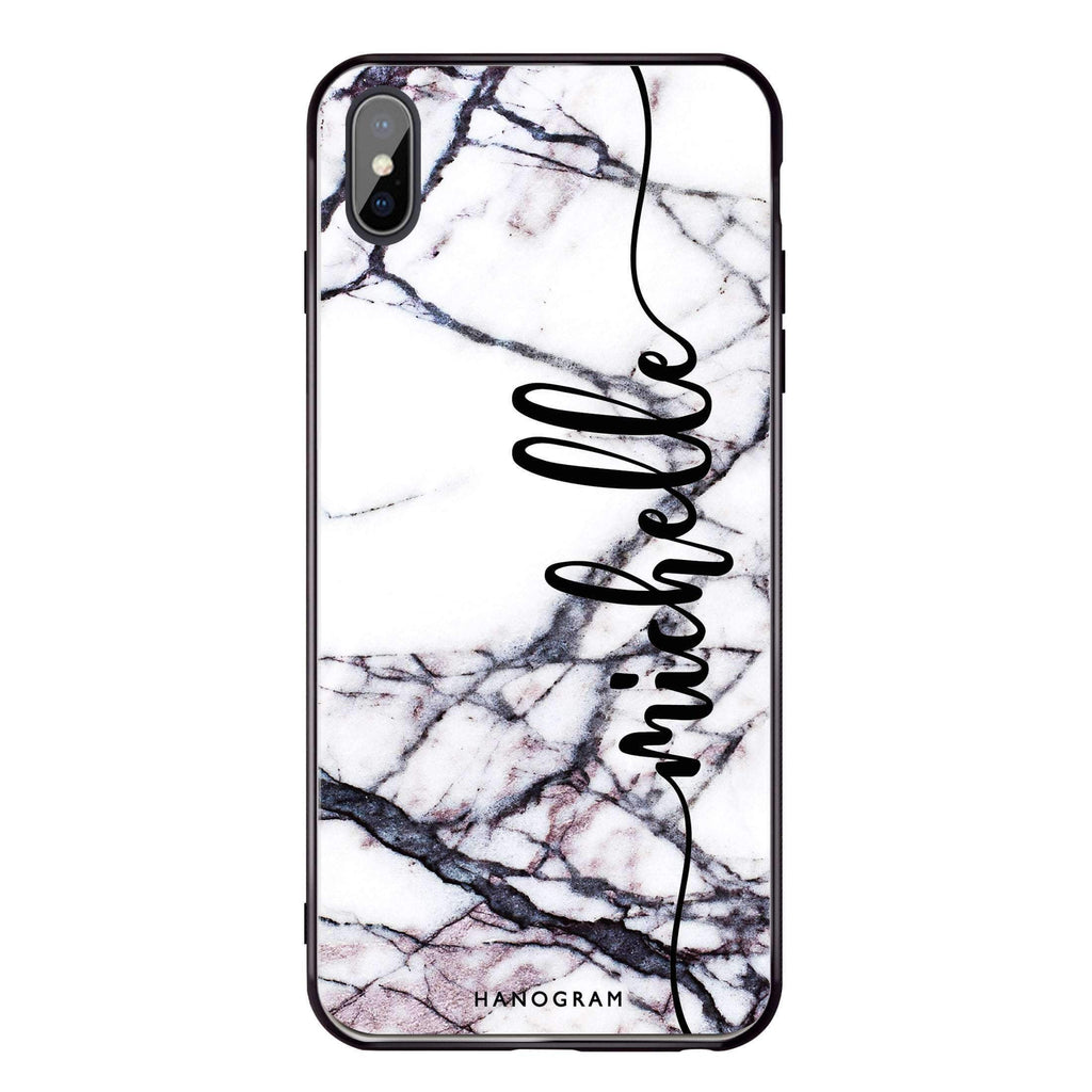 Marble Edition VI iPhone XS 超薄強化玻璃殻