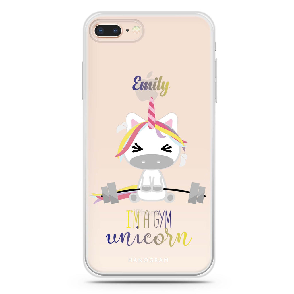 Gymnast Unicorn iPhone 8 Plus 水晶透明保護殼